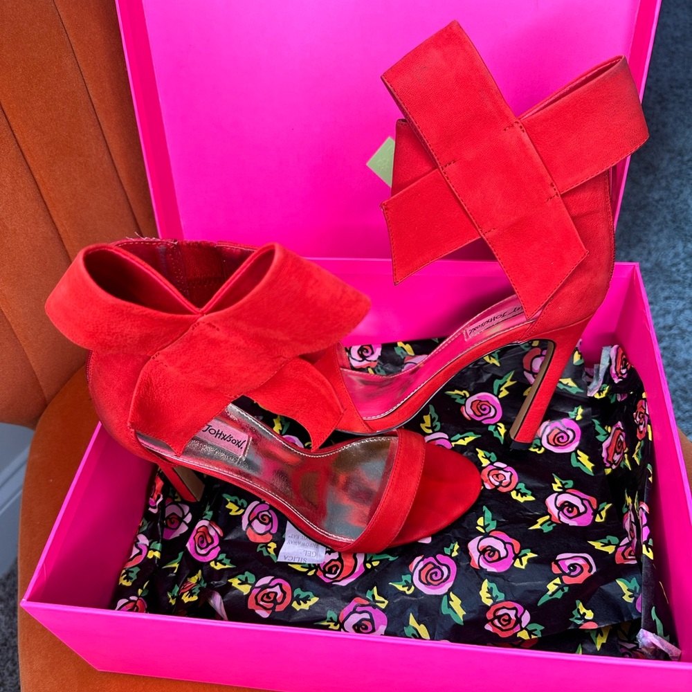 Vintage Betsey Johnson Frisky Red